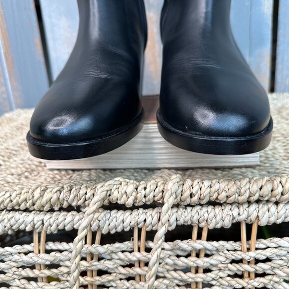Madewell The Francie Tall Boot True Black Sz 9 NWOB - Picture 5 of 16